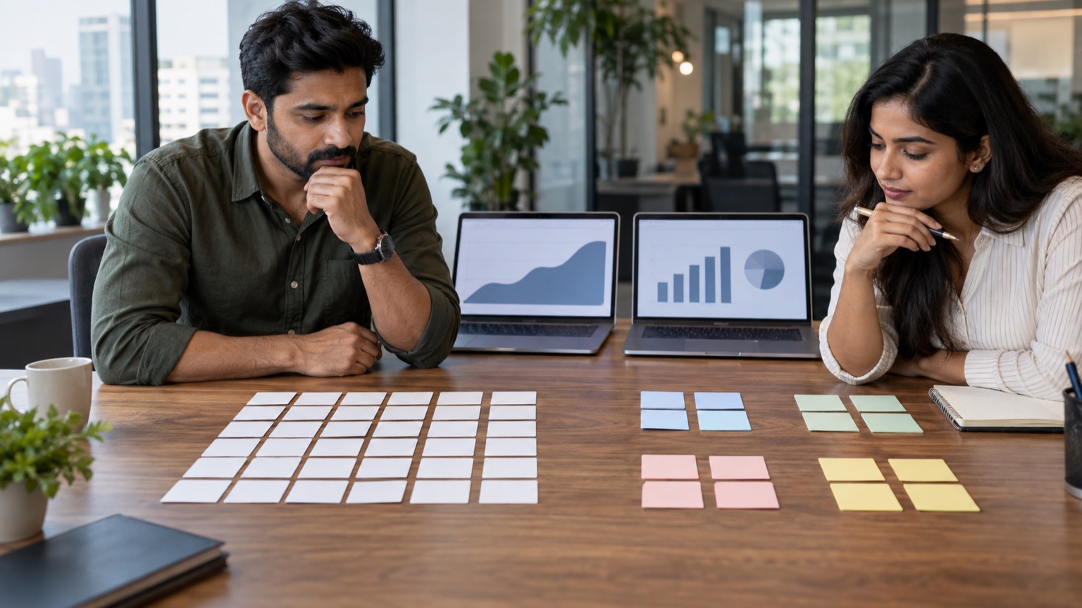 Indian performance marketers comparing a broad audience group with smaller controlled audience segments